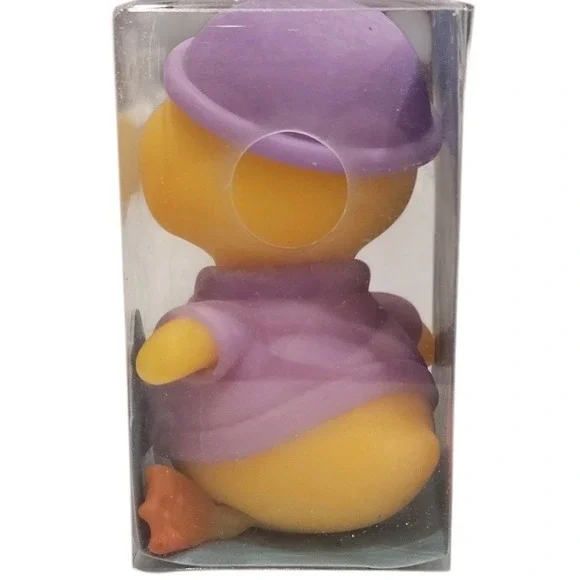 Set of 3 Squishy Duck Sensory Toys Pink Blue Purple Hat and Jacket 3+ - Picture 10 of 12